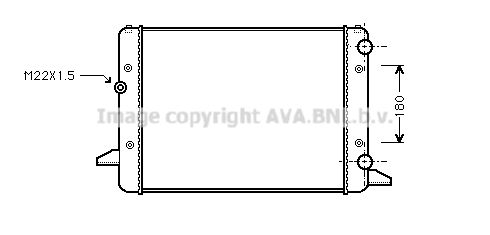 AVA QUALITY COOLING Radiators, Motora dzesēšanas sistēma VW2120